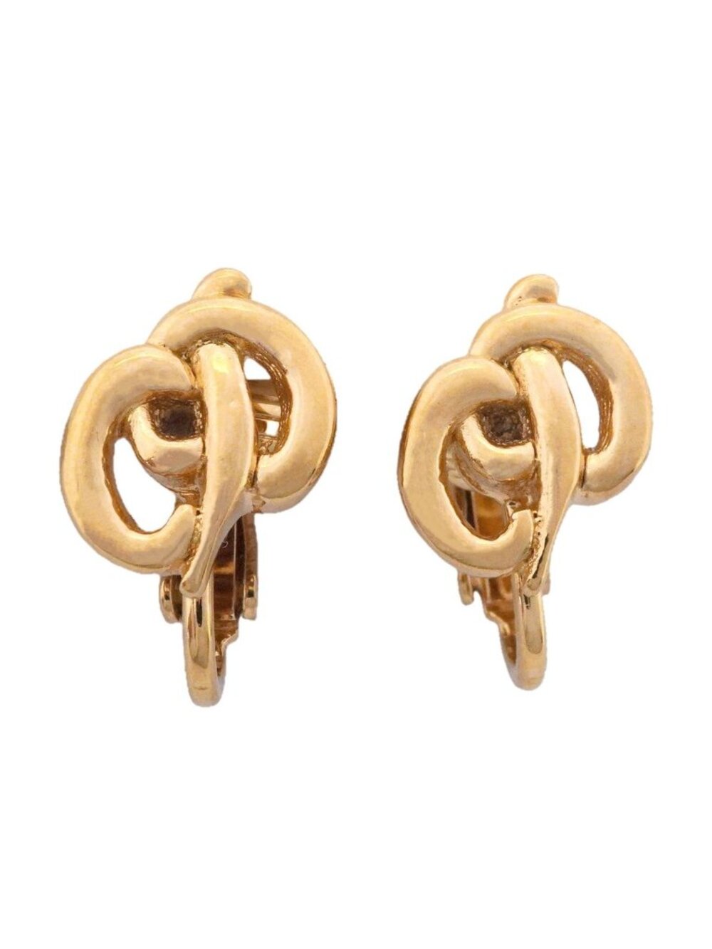 Dior Earrings CD Logo Gold Plated